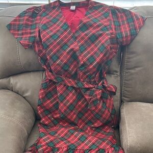 GYMBOREE ADULT SZ XL PLAID DRESS